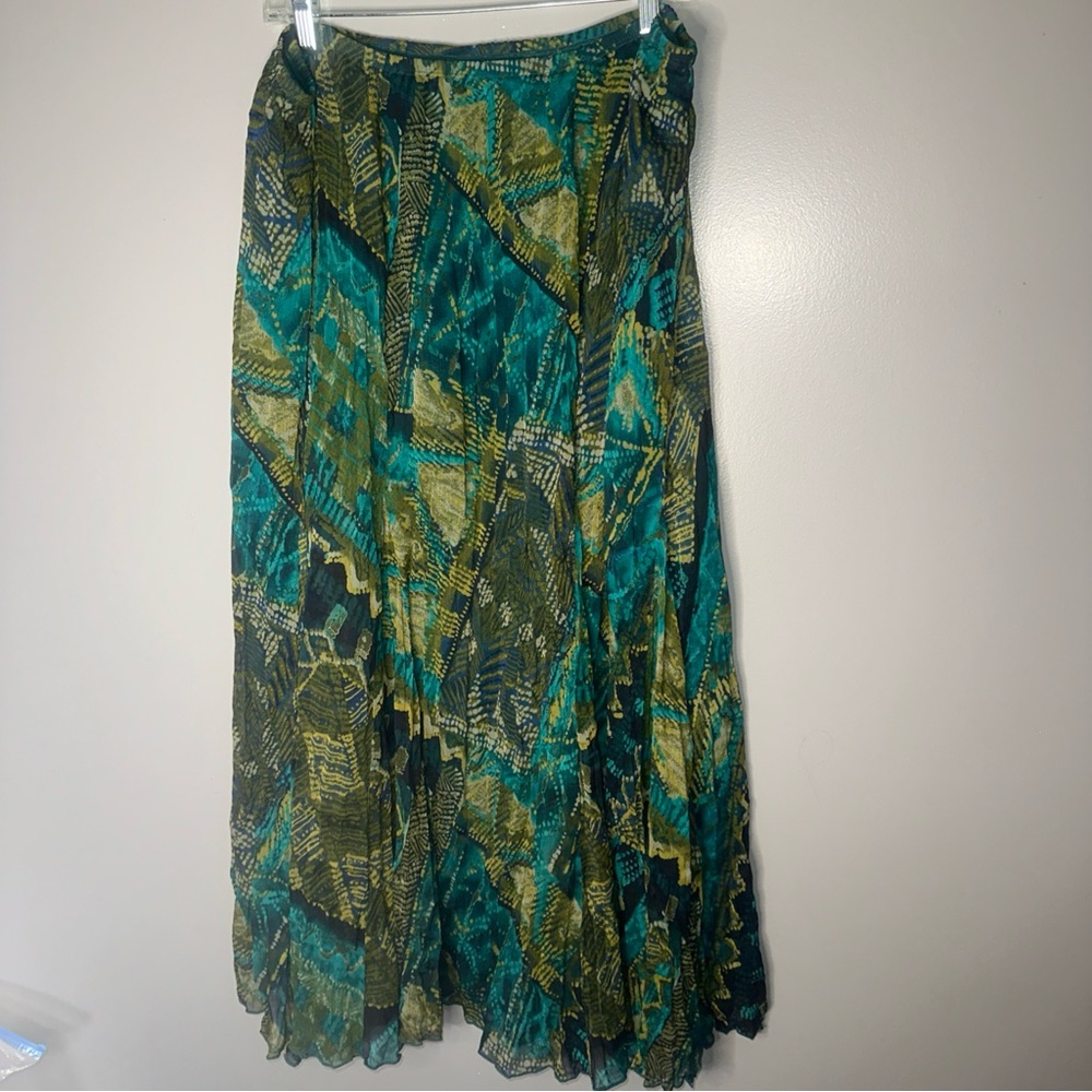 Vtg Monterey Bay Women’s Skirt Size 14 Geometrical Elastic Waist
